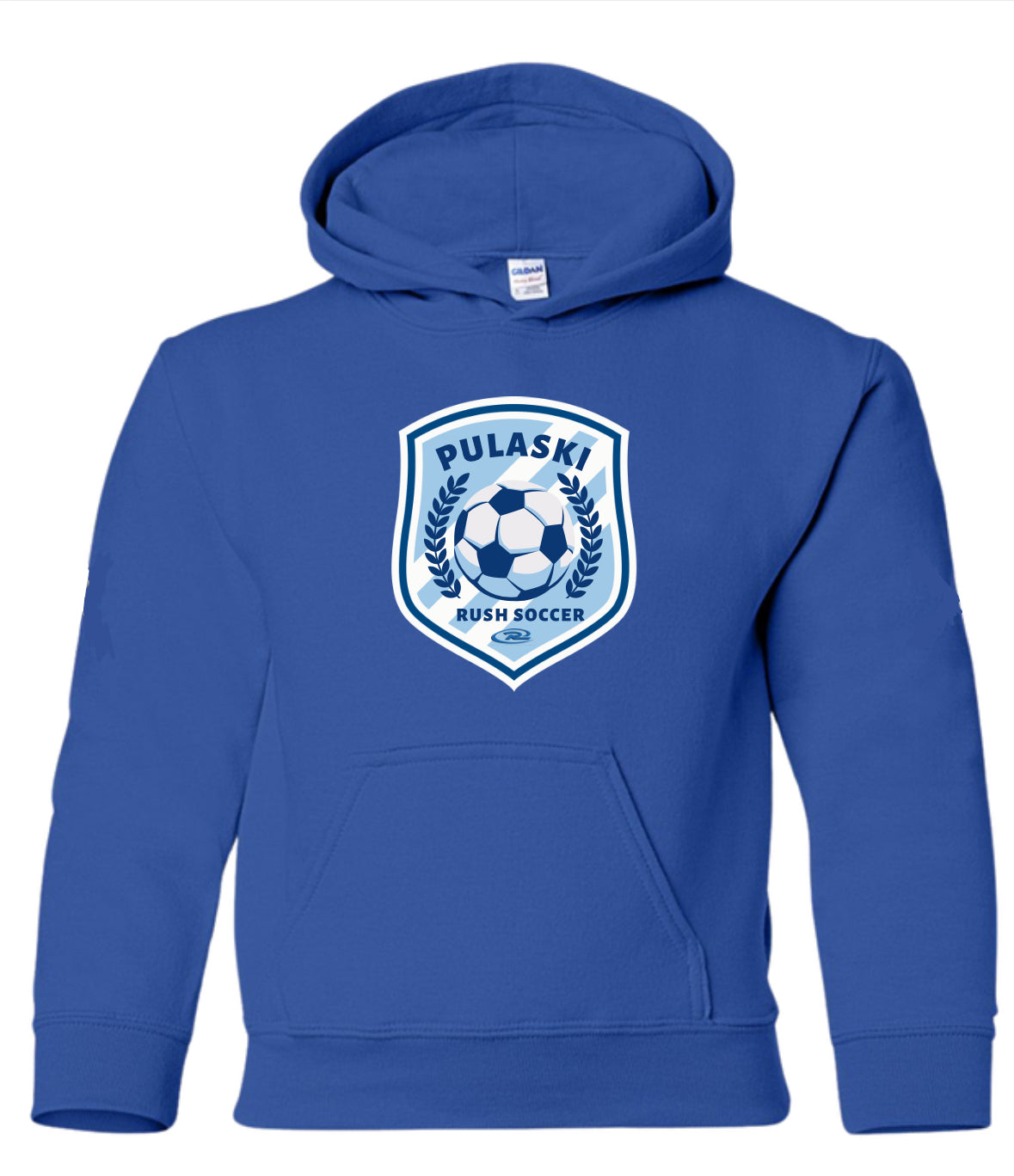 Pulaski RUSH Youth fan gear Hoodie