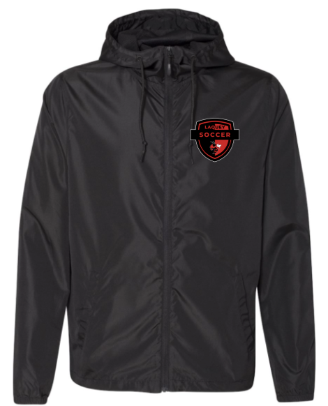 Laquey Soccer Independent Trading Co. - Lightweight Windbreaker Full-Zip Jacket