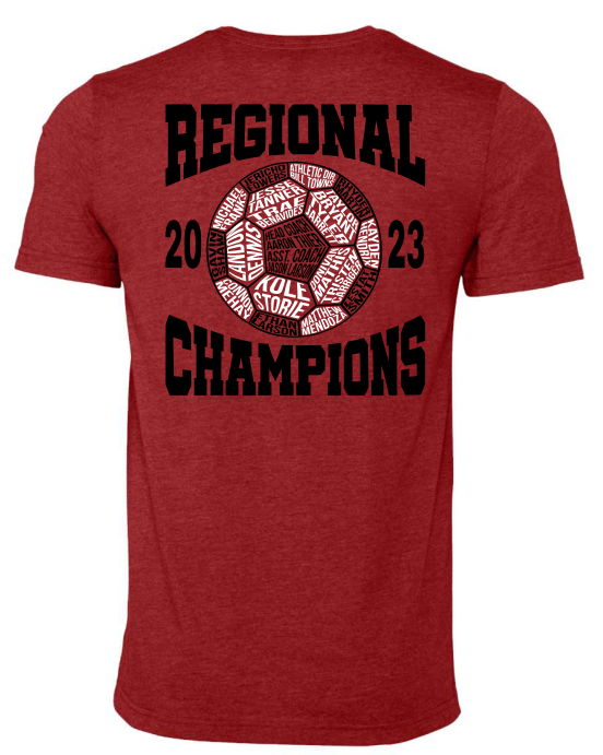 2023 Boys Hornet REGIONAL CHAMPIONSHIP shirts
