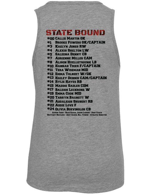 2024 BACK 2 BACK Lady Hornet District CHAMPIONSHIP Tank Top