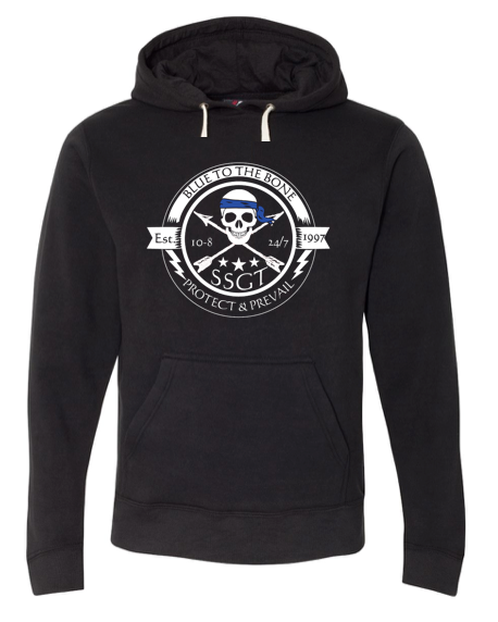 Blue To The Bone Hoodie