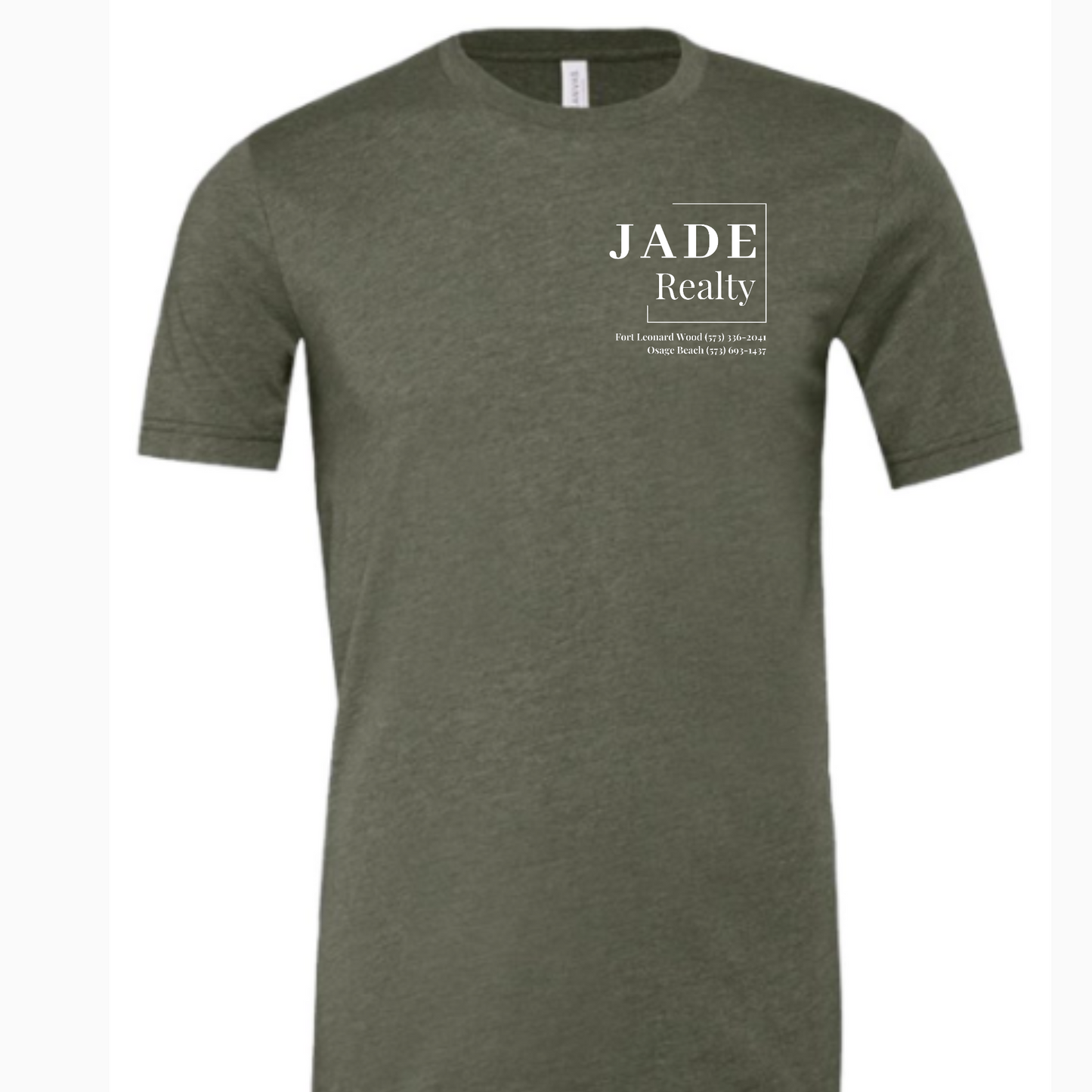 Jade Realty BELLA + CANVAS - Unisex CVC Jersey Tee