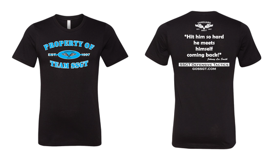 "Hit him so hard he meets himself coming back!"