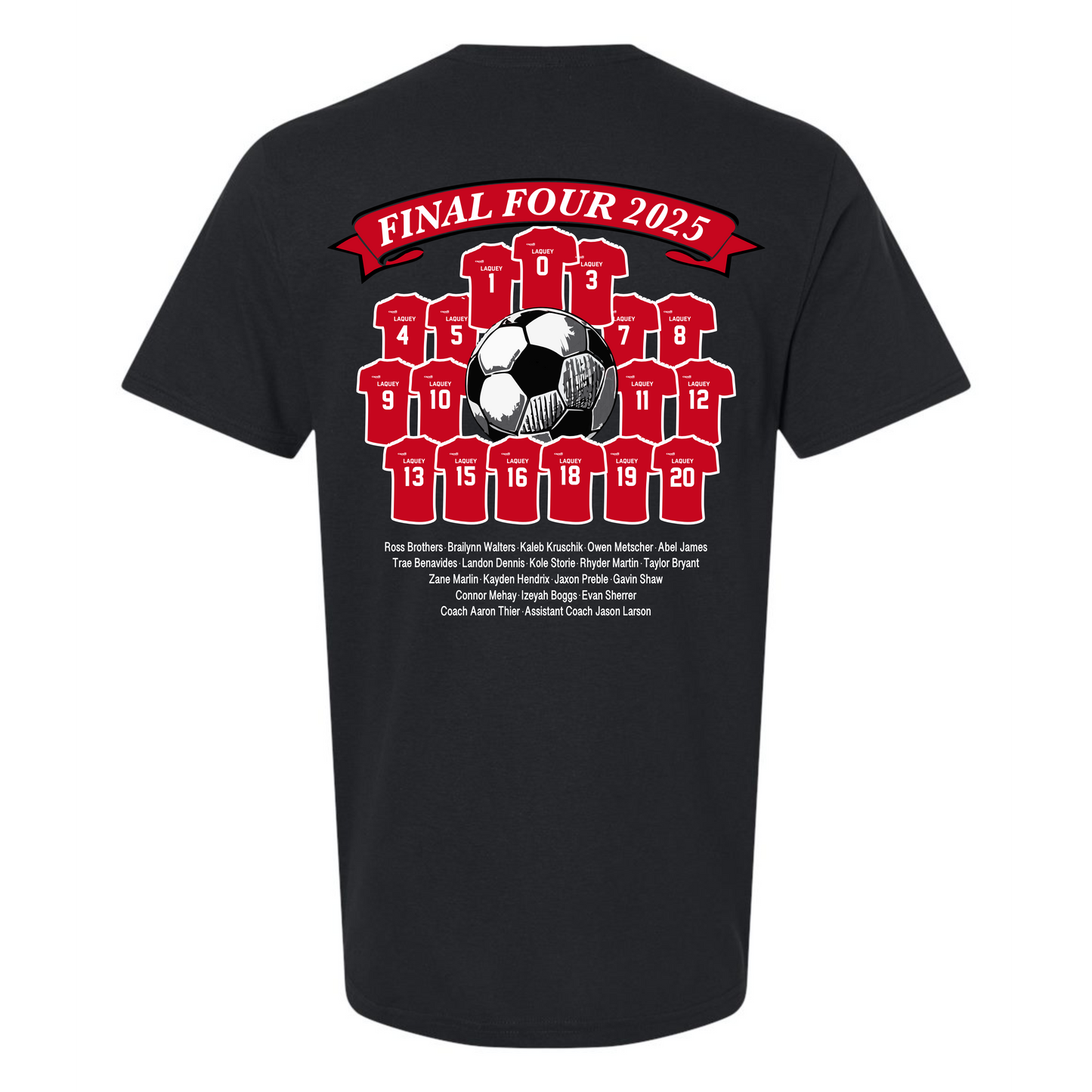 2025 Boys Regional (Final Four) Champions Shirt