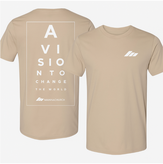 Manna Vision to change the world T-shirt