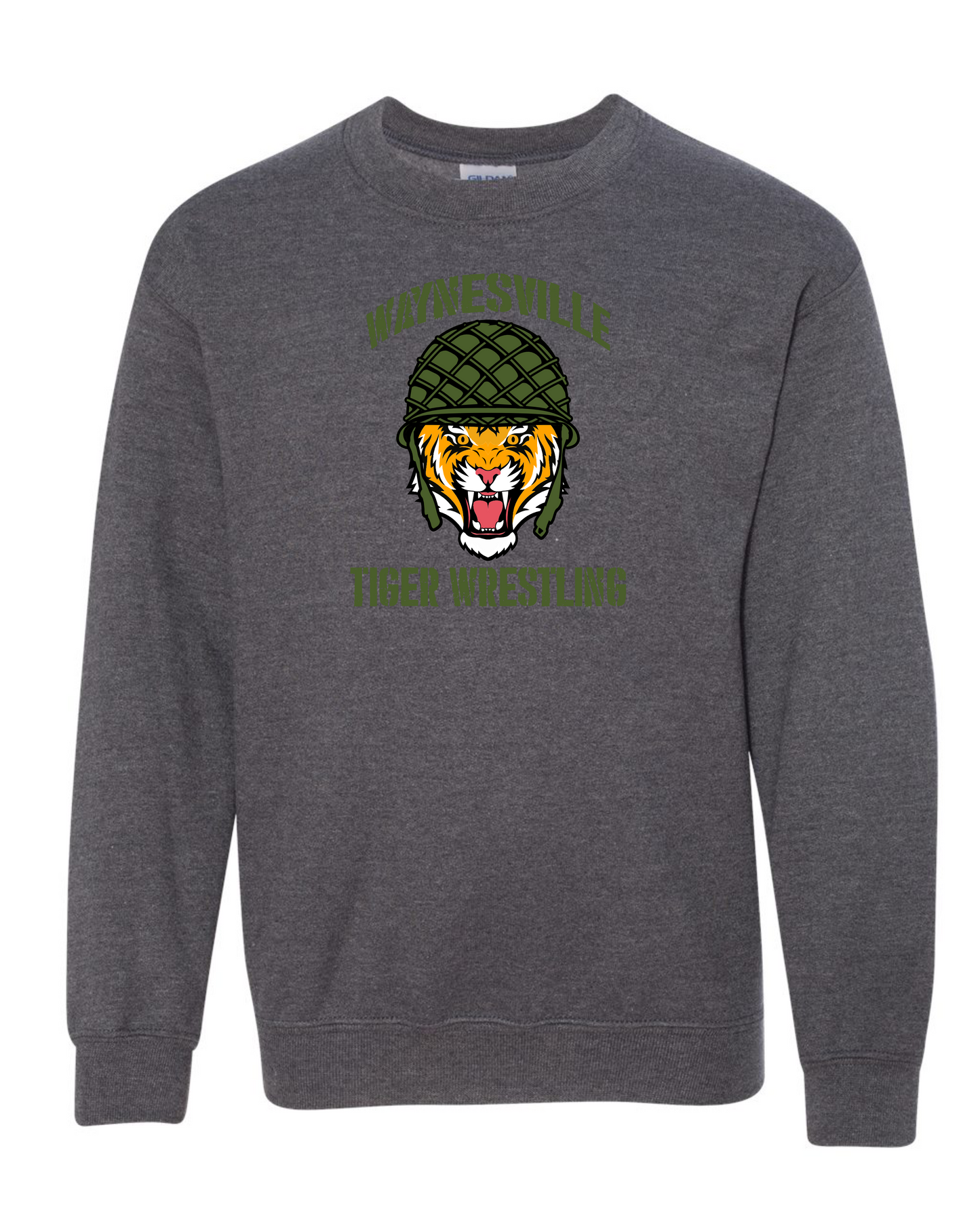 Waynesville Wrestling YOUTH Unisex Heavy Blend™ Crewneck Sweatshirt