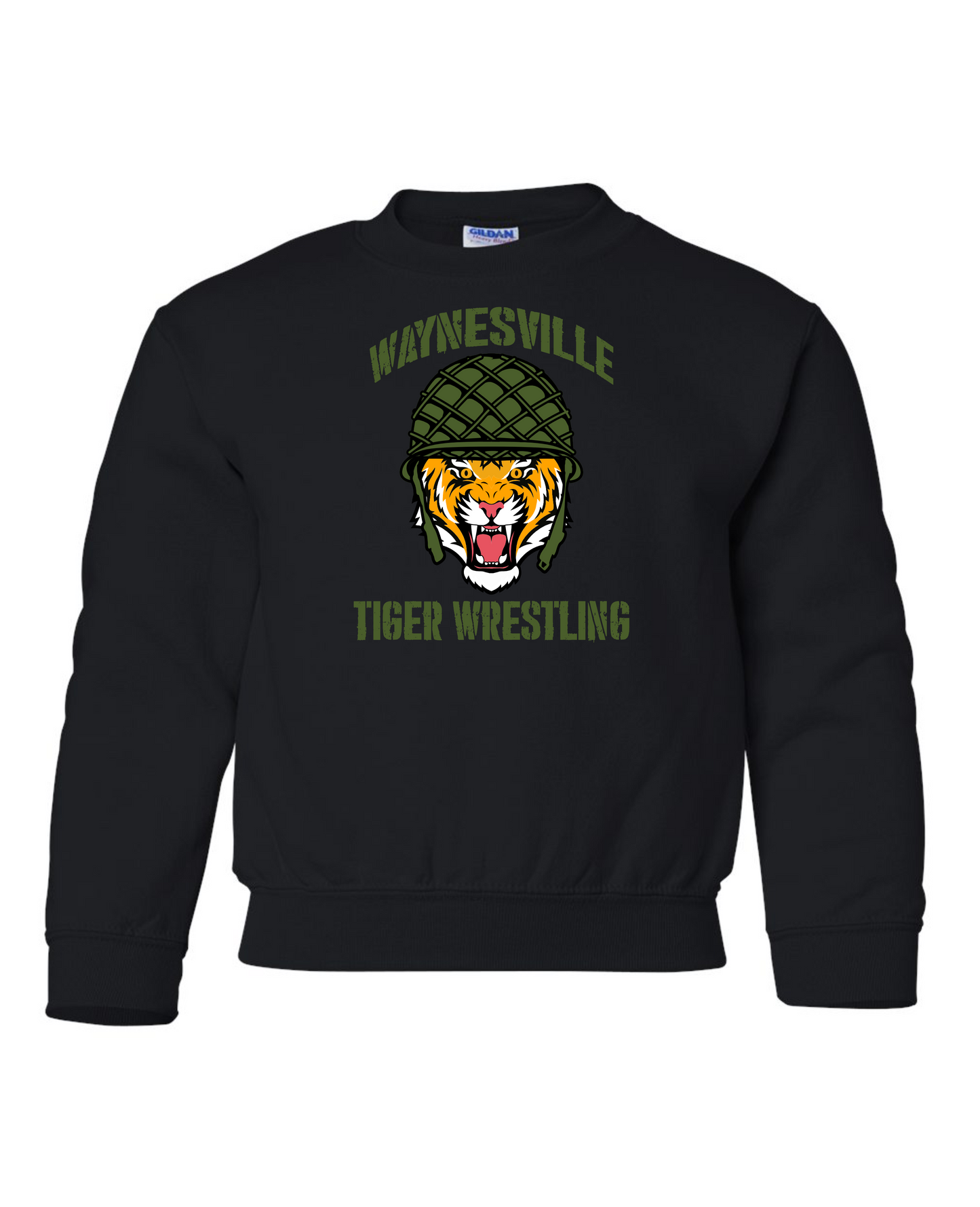 Waynesville Wrestling YOUTH Unisex Heavy Blend™ Crewneck Sweatshirt